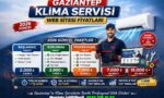Gaziantep Klima Servisi Web Sitesi Fiyatları