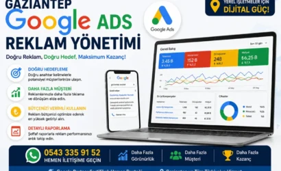 Gaziantep Google ADS Reklam Yönetim