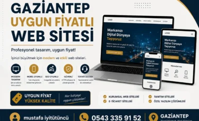 Gaziantep Uygun Fiyatlı Web Sitesi