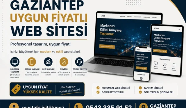 Gaziantep Uygun Fiyatlı Web Sitesi