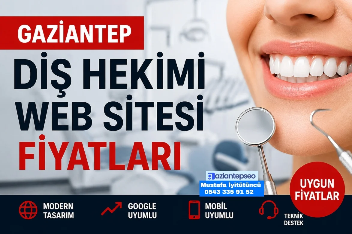 Gaziantep Diş Hekimi Web Sitesi Fiyatları