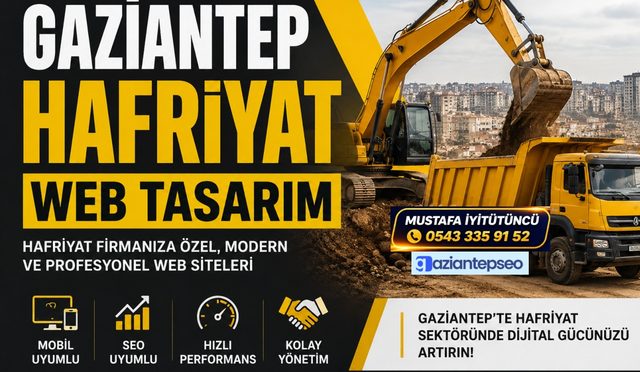 Gaziantep Hafriyat Web Tasarım