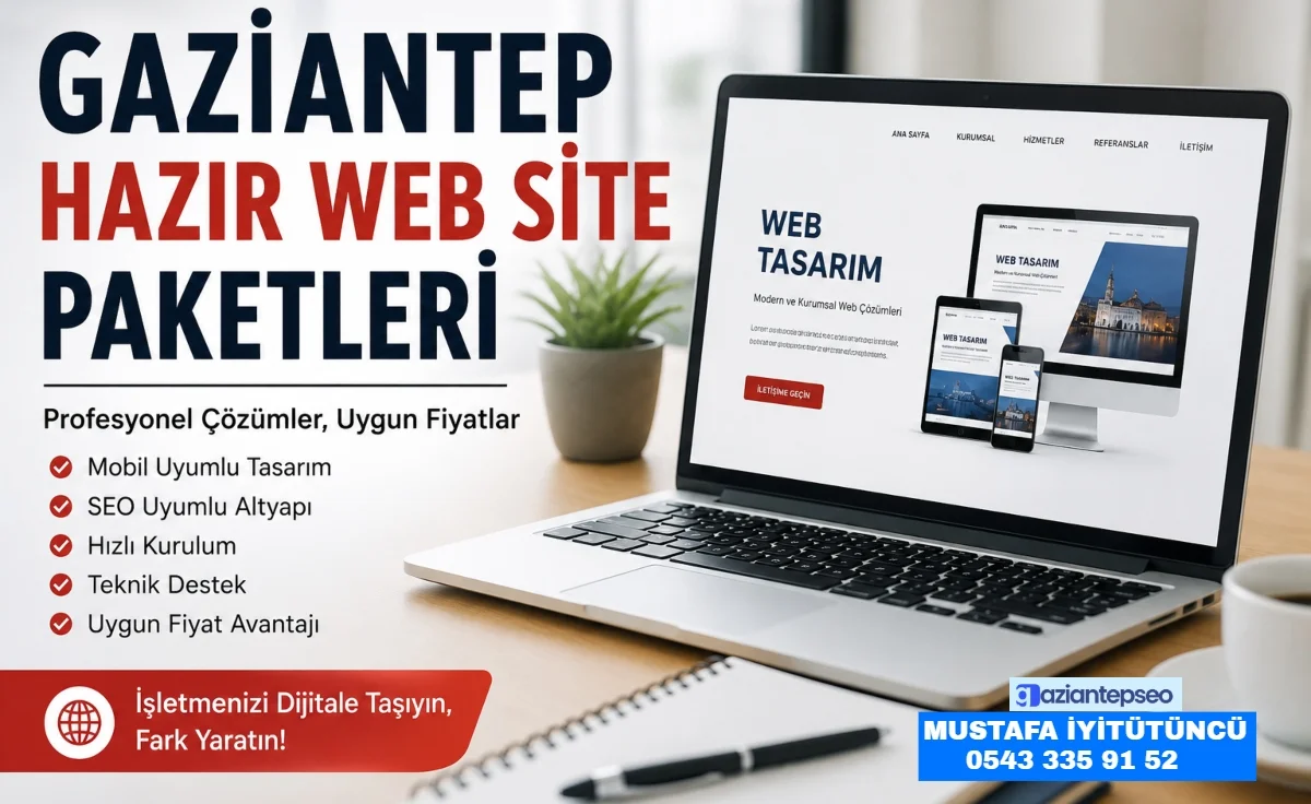 Gaziantep Hazır Web Site Paketleri