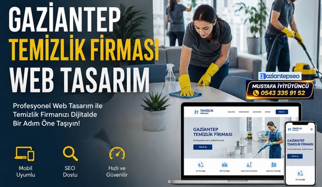 Gaziantep Temizlik Firması Web Tasarım