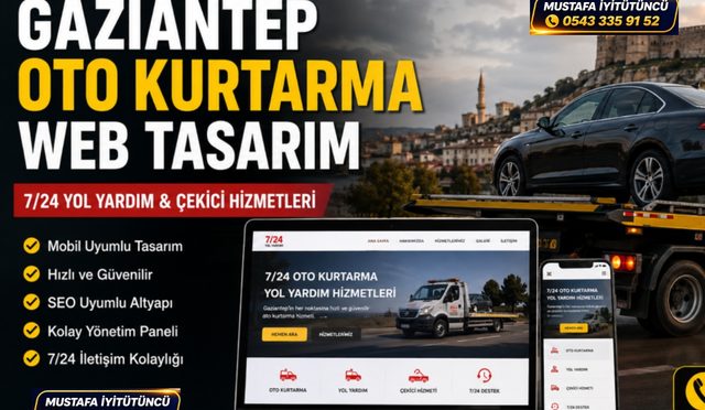 Gaziantep Oto Kurtarma Web Tasarım